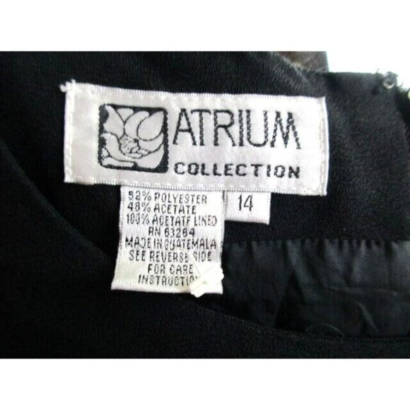 Atrium Collection Dress Womens 14 Large Back Zip Bodycon Sleeveless Tank Ladies - Picture 2 of 6